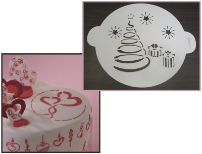картинка Набор вырубок кондитерских - "Елка", 5 шт (Пластик) от магазина Crumble-shop.ru
