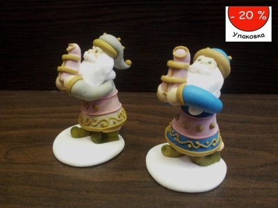 картинка Сахарные фигурки - "Дед мороз", 30шт. (22984) от магазина Crumble-shop.ru