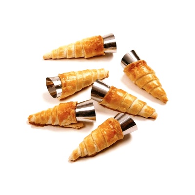 картинка Конусы для выпечки рожков, нерж. ст. d30h120, 3 шт от магазина Crumble-shop.ru