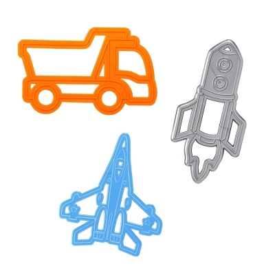 картинка Набор пластиковых вырубок - "Летнее путешествие" от магазина Crumble-shop.ru