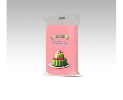 картинка Сахарная Мастика "Vizyon" - Розовая, 1кг. (SPO*B) от магазина Crumble-shop.ru