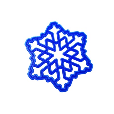 картинка Вырубка пластиковая - "Снежинка" от магазина Crumble-shop.ru