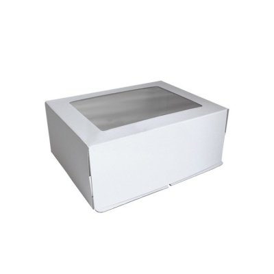 картинка Упаковка для торта 3 кг 300*400h200 с окном  от магазина Crumble-shop.ru