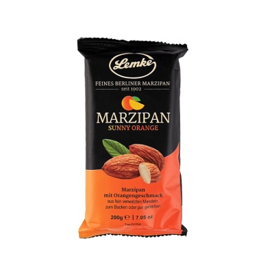 картинка Паста сахарно-миндальная - Марципан Апельсин 37,5% (200 гр) от магазина Crumble-shop.ru