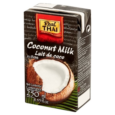 картинка Кокосовое молоко REAL THAI, Tetra Pak, 250 мл от магазина Crumble-shop.ru