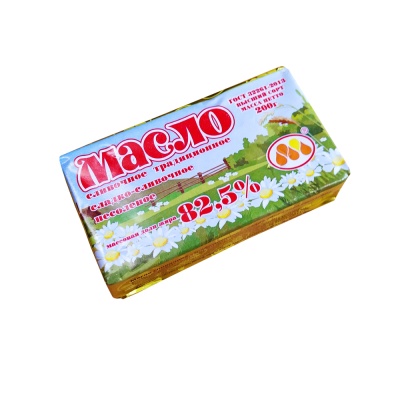 картинка Масло ЮКМП - Корова ГОСТ 82,5 ж, 200 гр от магазина Crumble-shop.ru