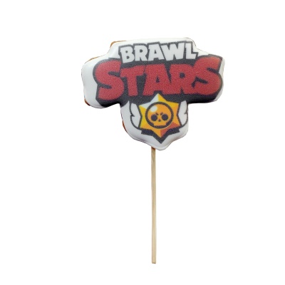 картинка Имбирный пряник с пищевой печатью - Brawl Stars от магазина Crumble-shop.ru