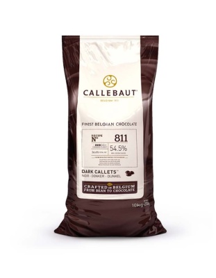 картинка Шоколад Callebaut - Темный, 54.5% (0,5 кг) (811NV-595/p) от магазина Crumble-shop.ru