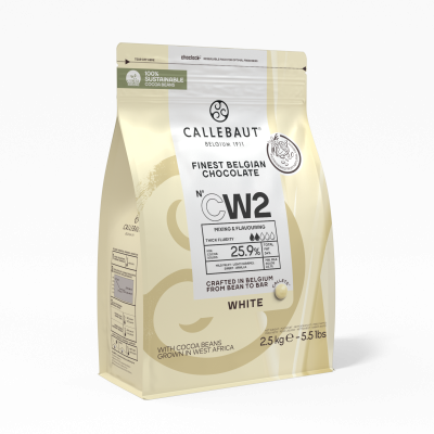 картинка Шоколад Callebaut - Белый, 25.9%, 2,5 кг от магазина Crumble-shop.ru