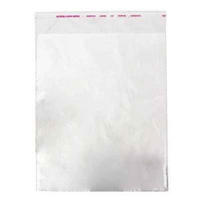 картинка Пакет с липкой лентой (12,5*12,5 см), 30мкм 100 штук от магазина Crumble-shop.ru