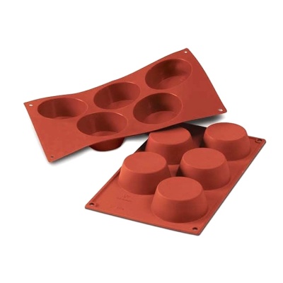 картинка Форма для выпечки - "Маффин" 5 фигур (D-024) от магазина Crumble-shop.ru