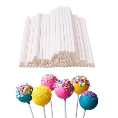 Палочка бумажная для Кейк Попсов, белая (15 см, 100 шт) от магазина Crumble-shop.ru картинка Палочка бумажная для Кейк Попсов, белая (15 см, 100 шт) от магазина Crumble-shop.ru