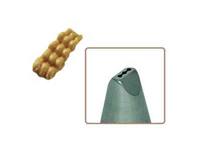 Наконечник - "3 отверстия в линию", 17*6мм. (BX 1906/p) от магазина Crumble-shop.ru картинка Наконечник - "3 отверстия в линию", 17*6мм. (BX 1906/p) от магазина Crumble-shop.ru