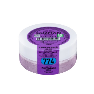 картинка Краситель "Guzman" водорастворимый - Сиреневый (10 гр) от магазина Crumble-shop.ru