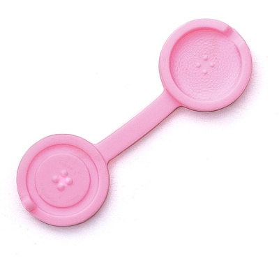 картинка Молд силиконовый - "Пуговка" 10,5х3,5х1 см от магазина Crumble-shop.ru