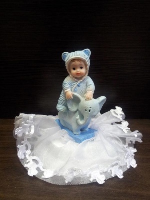картинка Фигурка новорожденного, голубая (26166*C/p) от магазина Crumble-shop.ru