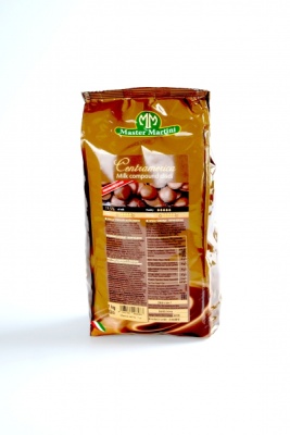 Глазурь шоколадная в дисках "Master Martini" - Молочная, (1 кг) от магазина Crumble-shop.ru картинка Глазурь шоколадная в дисках "Master Martini" - Молочная, (1 кг) от магазина Crumble-shop.ru