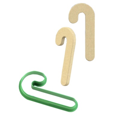 картинка Вырубка пластиковая - "Сахарная палочка" (9 см) от магазина Crumble-shop.ru