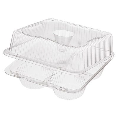 картинка Упаковка для 4-х кексов "Комус" от магазина Crumble-shop.ru