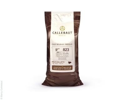 картинка Шоколад Callebaut - Молочный, 33.6% (10 кг) (823NV-595) от магазина Crumble-shop.ru