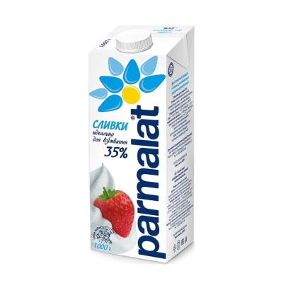 картинка Сливки ультрапастеризованные, 35% "Parmalat", 1 л от магазина Crumble-shop.ru