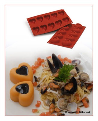 картинка Форма для выпечки SiliconFlex - "Сердце" (SF 088) от магазина Crumble-shop.ru