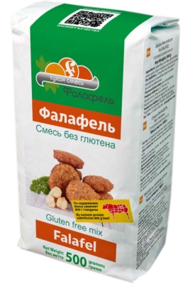 картинка Смесь фалафель без глютена ТМ Фалафель 500 гр (бум. пакет) от магазина Crumble-shop.ru