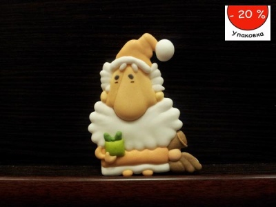 картинка Сахарные фигурки - "Дед Мороз" плоскостные, 100шт. (14482) от магазина Crumble-shop.ru