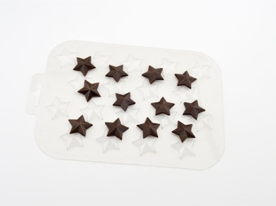 картинка Форма пластиковая для отливки шоколада - "Шоко-Гео №5" от магазина Crumble-shop.ru