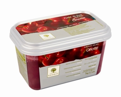 картинка Пюре "Ravifruit" - вишня 10% сахара, 1 кг от магазина Crumble-shop.ru