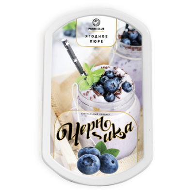 Фруктовое пюре "Puree.Club" - Черника (250 гр) от магазина Crumble-shop.ru картинка Фруктовое пюре "Puree.Club" - Черника (250 гр) от магазина Crumble-shop.ru