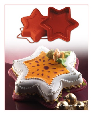 картинка Форма для выпечки UniFlex - "Звезда Малая" (SFT 201) от магазина Crumble-shop.ru