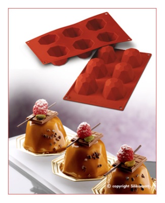 картинка Форма для выпечки SiliconFlex - "Бриллиант большой" (SF 049) от магазина Crumble-shop.ru