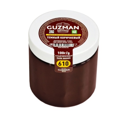 картинка Краситель "Guzman" 100 гр, жирорастворимый - Темный коричневый от магазина Crumble-shop.ru