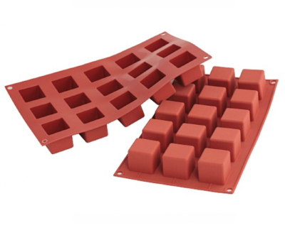 картинка Форма силиконовая - "Кубик", 15 фигур 4х4х4 SA2083 от магазина Crumble-shop.ru