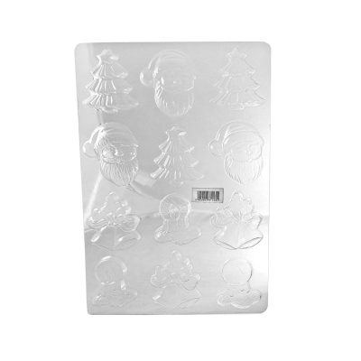 картинка Форма для отливки шоколадных фигурок - "Рождество" (15х8х2,5 см) от магазина Crumble-shop.ru