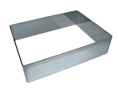 картинка Металл. форма - Прямоугольник 25*12,5 h5 см от магазина Crumble-shop.ru