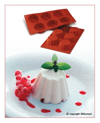 картинка Форма для выпечки SiliconFlex - "Бриошь малая" (SF 034) от магазина Crumble-shop.ru