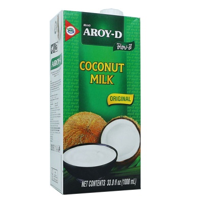картинка Кокосовое молоко AROY-D, Tetra Pak, 1л от магазина Crumble-shop.ru