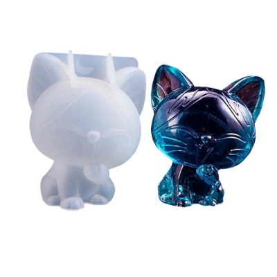 картинка Молд силиконовый 3D - "Котенок" от магазина Crumble-shop.ru