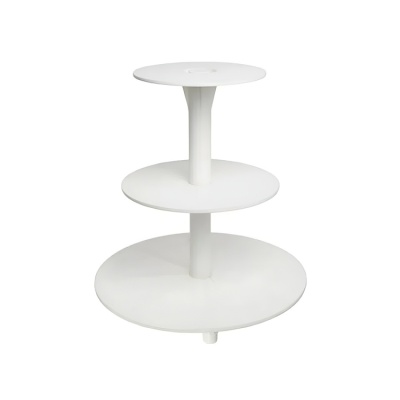 картинка Подставка для торта 3-ярус. пластик 1шт от магазина Crumble-shop.ru