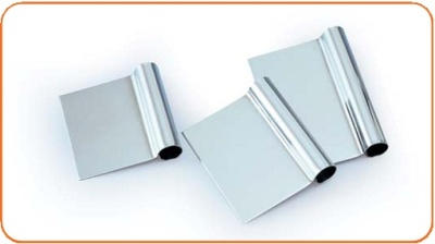 картинка Скребок металлический прямоугольный, 150*90мм. от магазина Crumble-shop.ru