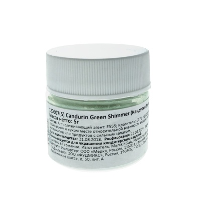 картинка Краситель пигмент DOLCE - блеск Green Shimmer (5 гр) от магазина Crumble-shop.ru