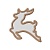 Вырубка пластиковая - Олень