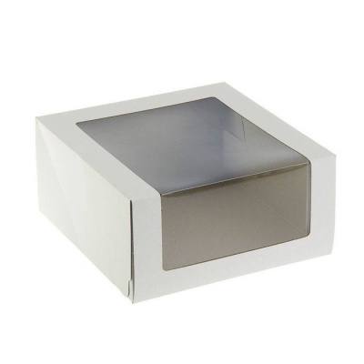 картинка Упаковка для торта с окном 225*225*110 (КТ 110), 1 шт от магазина Crumble-shop.ru