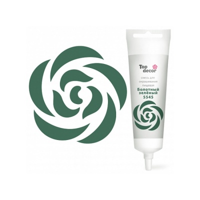 картинка Краситель пищевой "Топ-Декор" жидкий - Болотный зеленый (100 гр) от магазина Crumble-shop.ru