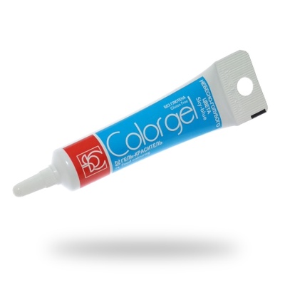картинка Краситель "Colorgel" гелевый - Небесно-голубой (20604/p) (20 гр) от магазина Crumble-shop.ru