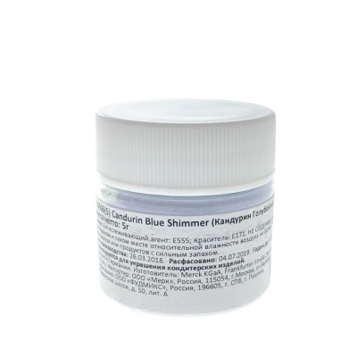 картинка Краситель пигмент DOLCE - блеск Blue Shimmer (5 гр) от магазина Crumble-shop.ru