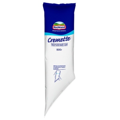 картинка Сыр творожный Hochland Cremette Professional 65%, 800 г от магазина Crumble-shop.ru