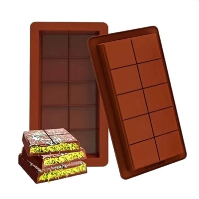 картинка Форма силиконовая для Дубайского шоколада - "Плитка" 25*13,5см от магазина Crumble-shop.ru